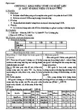Giáo án Tin học Khối 12 - Chương trình cả năm